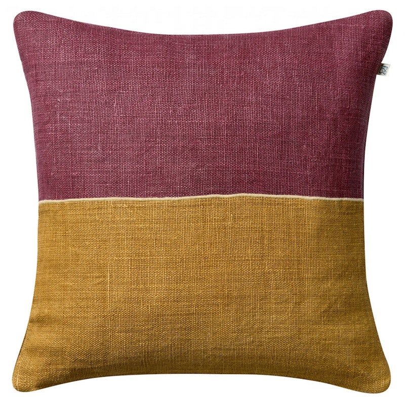 Amol Cushion Cover 50x50 cm, Ruby / Masala Yellow
