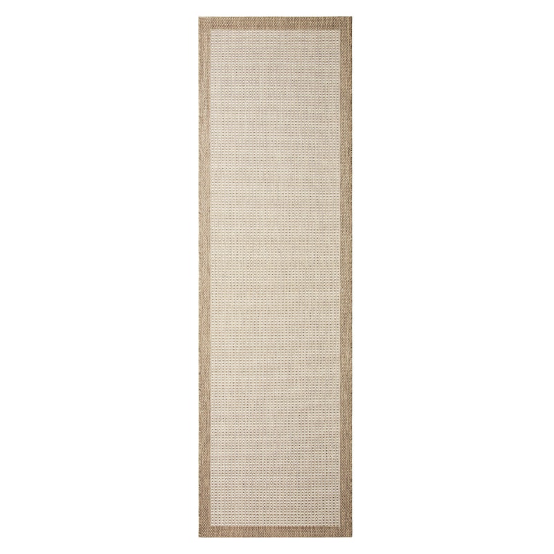 Bahar Outdoor Rug Beige/Off-white, 80x250 cm
