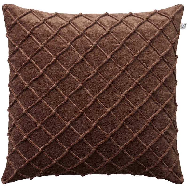 Deva Cushion Cover 50x50 cm, Brown