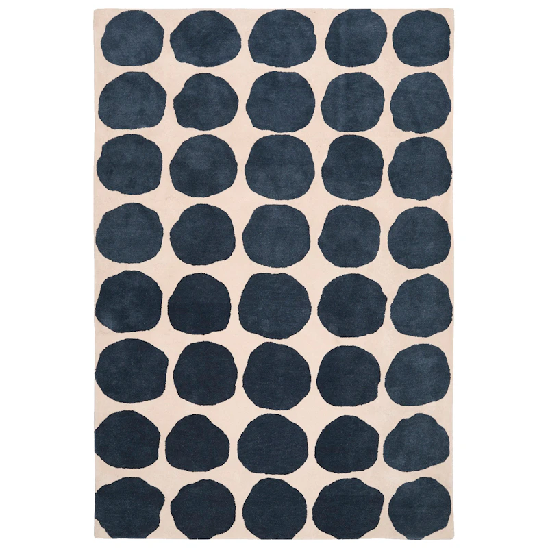 Dots Rug 230x320cm, Khaki/Blue Melange