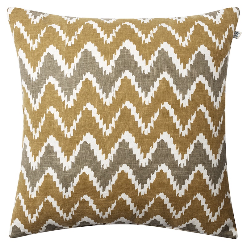 Ikat Bangalore Outdoor Cushion 50x50 cm, Beige/Shitake