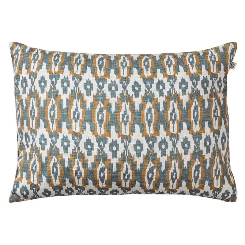 Ikat Delhi Cushion Indoor/Outdoor 40x60 cm, Heaven Blue/Beige