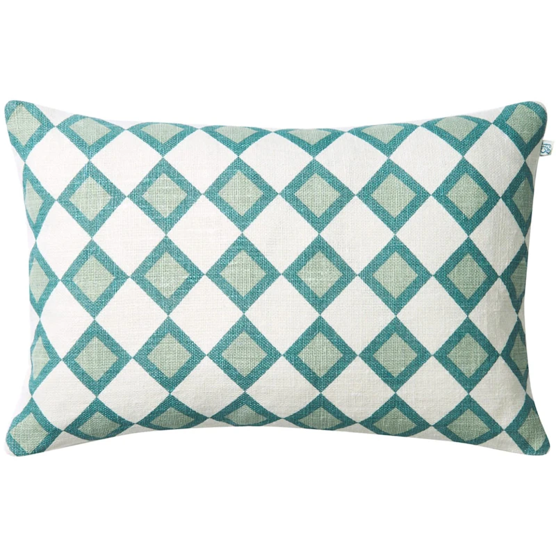 Jodhpur Cushion Cover 40x60 cm, Aqua / Sky Blue