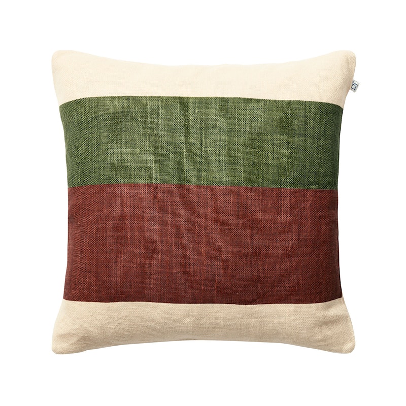 Kumar Cushion Cover 50x50 cm, Terracotta/Cactus Green