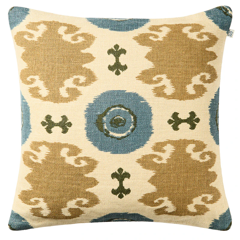 Mahal Cushion Cover, Sky Blue