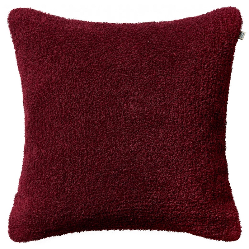 Mani Cushion Cover Bouclé 50x50 cm, Ruby