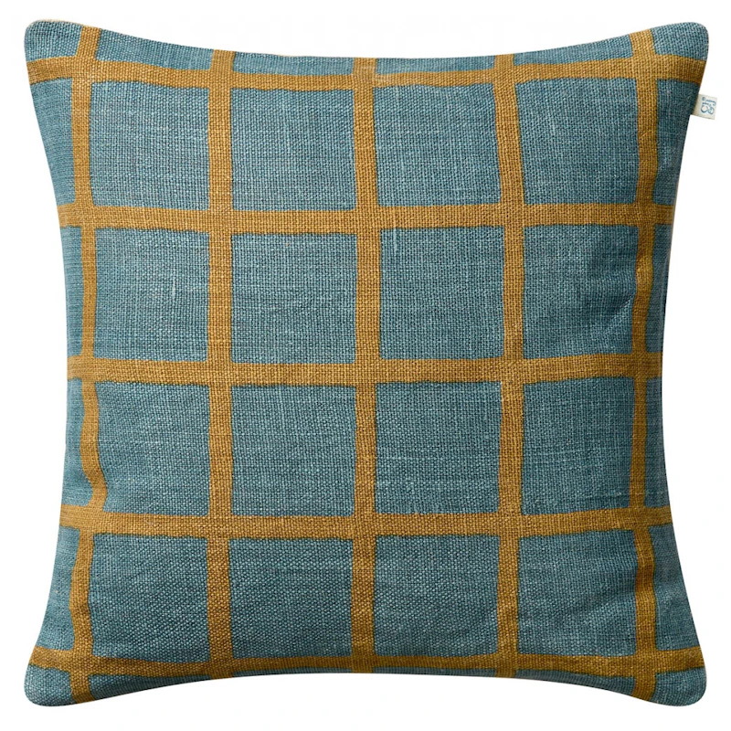 Mela Cushion Cover 50x50 cm, Heaven Blue / Khaki
