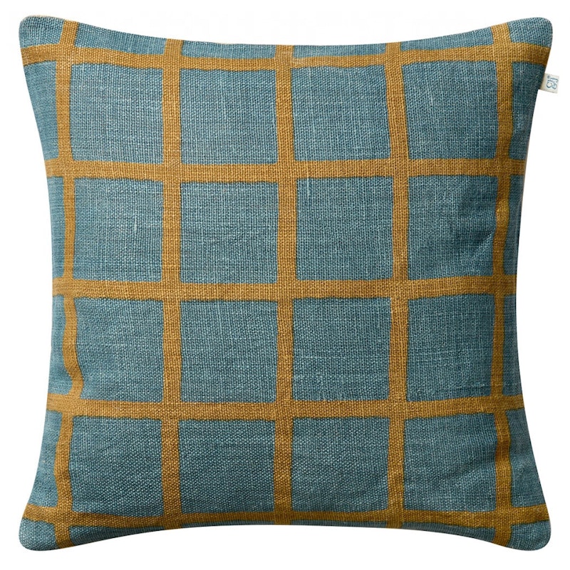 Mela Cushion Cover 50x50 cm, Heaven Blue / Khaki