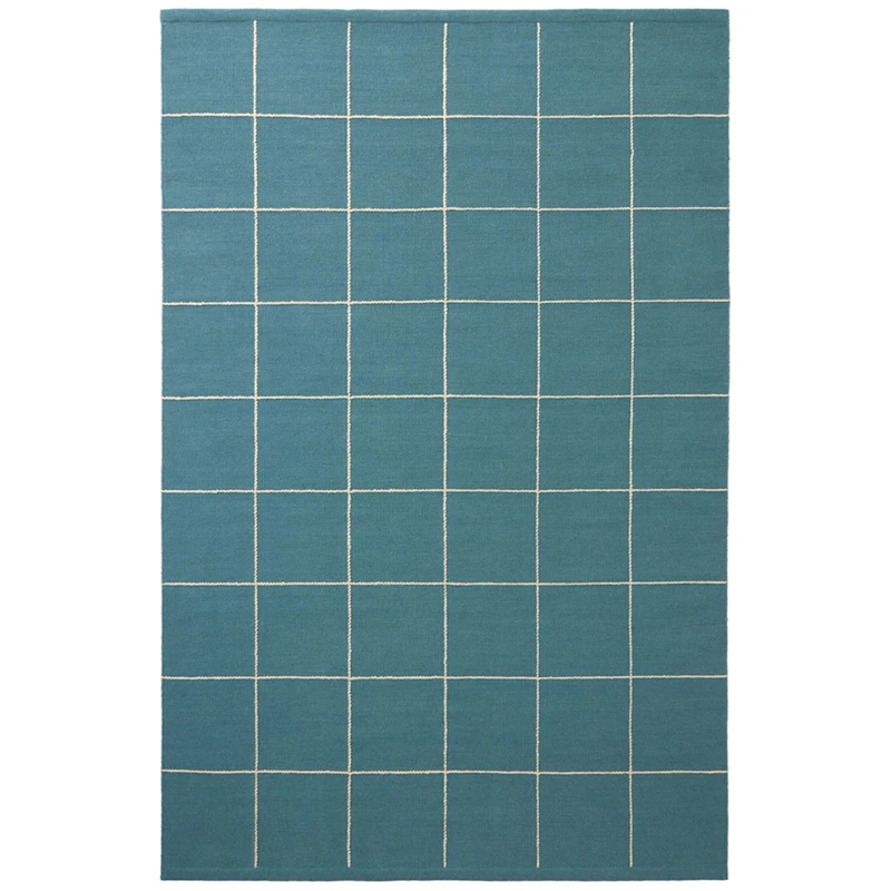 Milan Rug 180x270 cm, Blue / Off-white