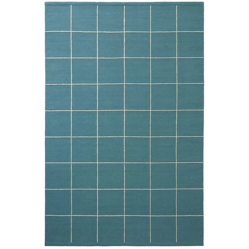 Milan Rug 230x320 cm Off-white, Sky Blue