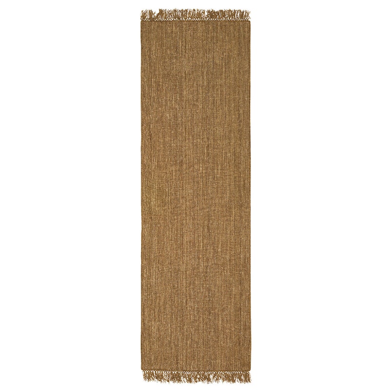 Nanda Dhurry Wool Rug 80x250 cm, Beige