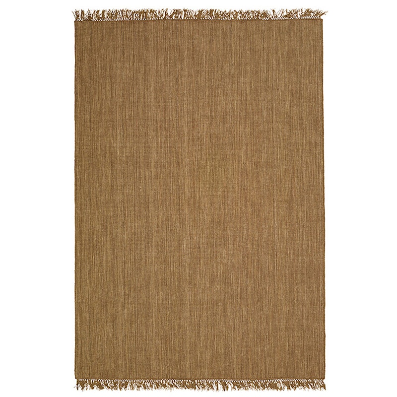 Nanda Dhurry Wool Rug 170x240 cm, Beige