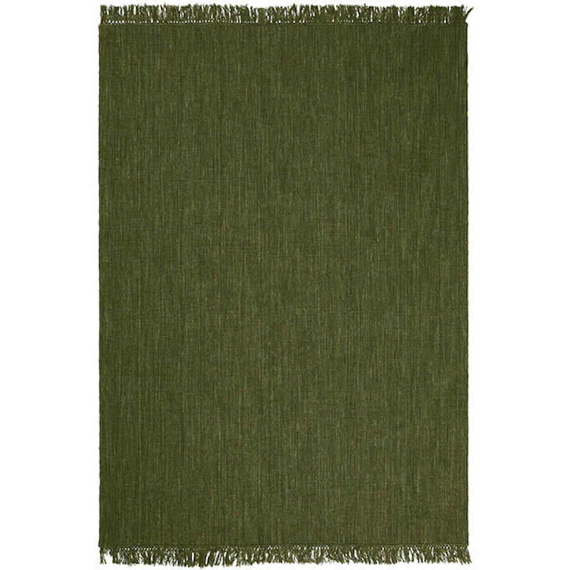 Nanda Wool Rug 170x240 cm, Green Melange