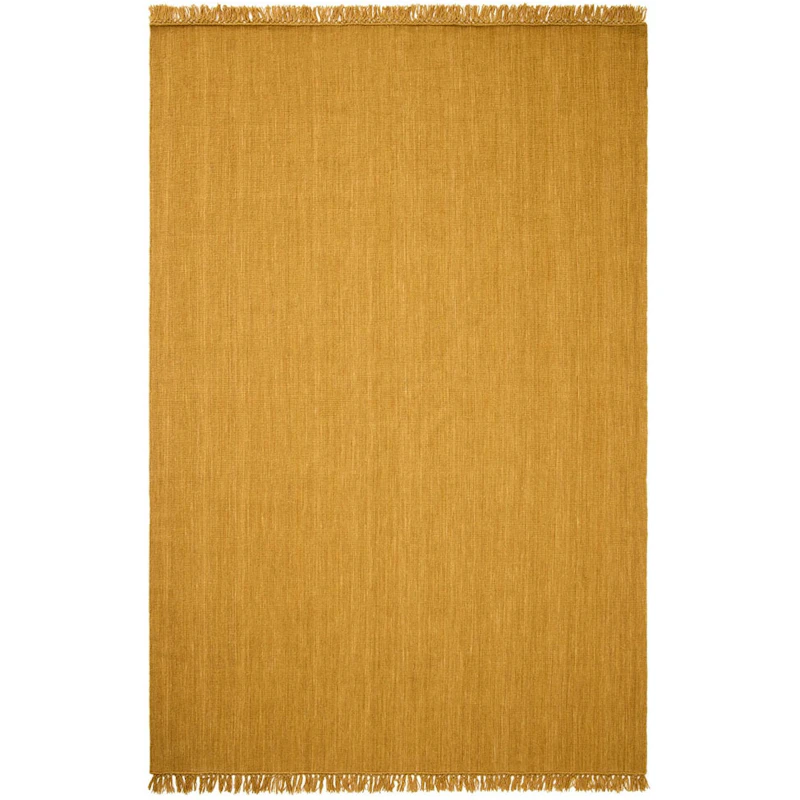 Nanda Wool Rug 170x240 cm, Masala Yellow