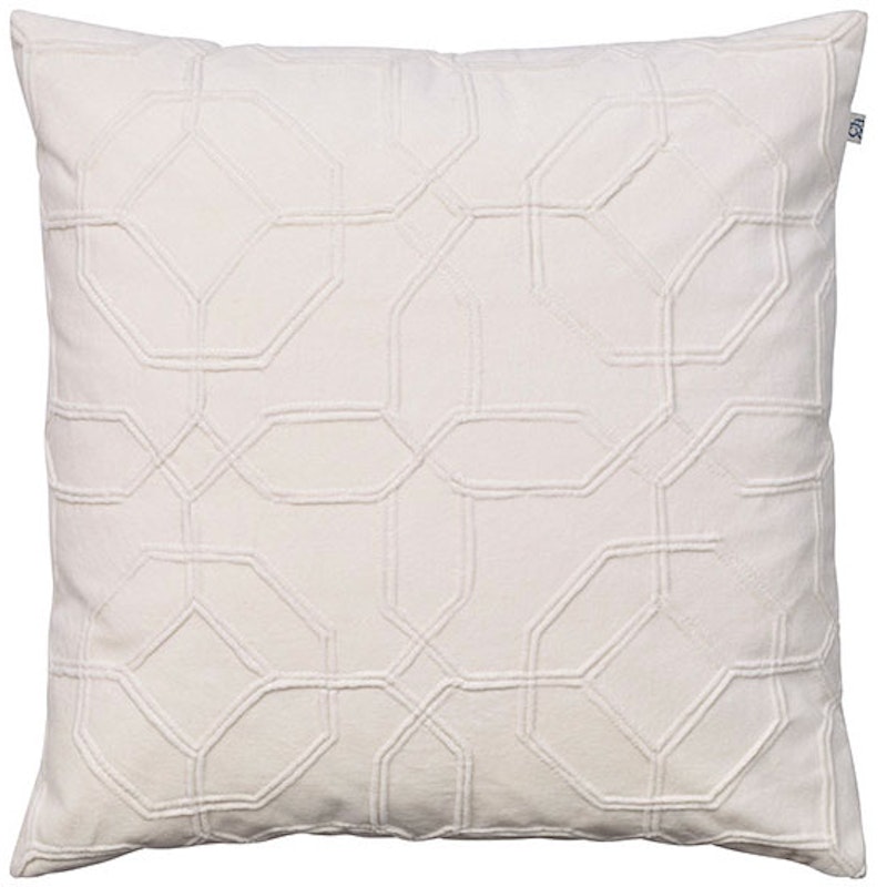 Nandi Cushion Cover 50x50 cm, Ivory