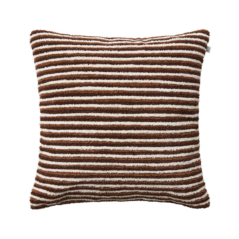 Raipur Cushion Cover 50x50 cm, Brown / Off-white/Cognac