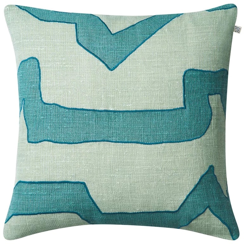 Sikkim Cushion Cover 50x50 cm, Aqua / Sky Blue