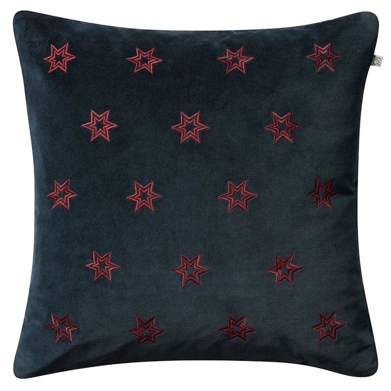 Star Cushion Cover 50x50 cm, Sea Blue