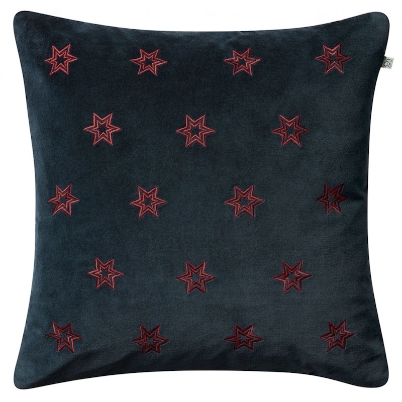 Star Cushion Cover 50x50 cm, Sea Blue