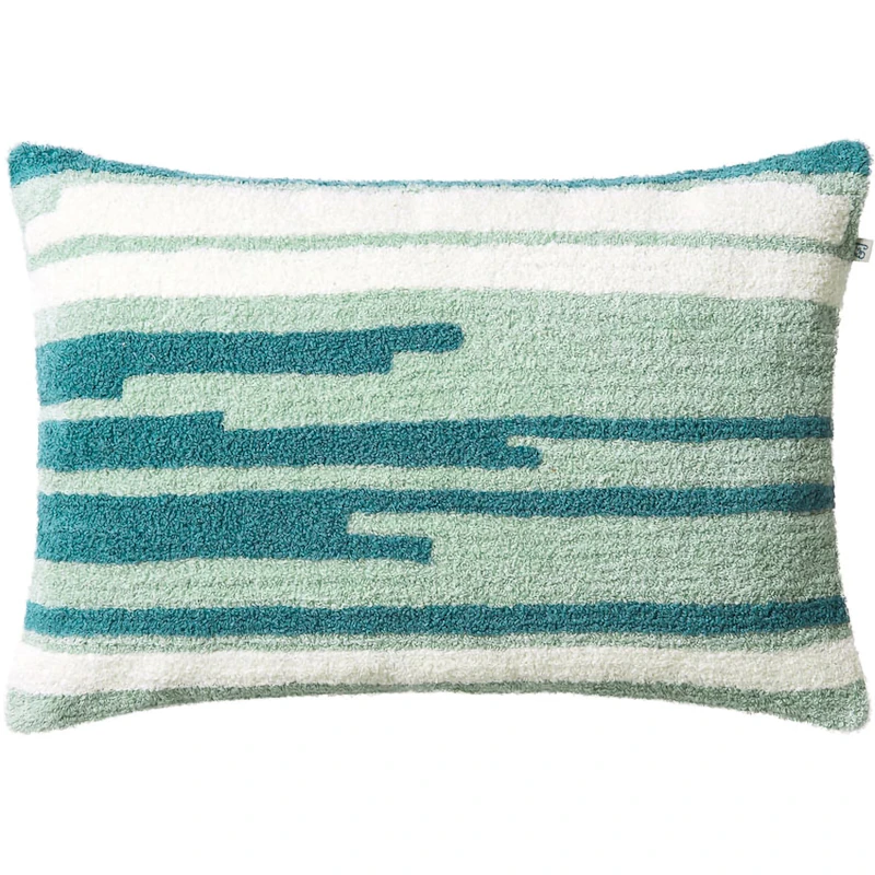 Stripe Asis Cushion Cover 40x60 cm, Aqua / Sky Blue