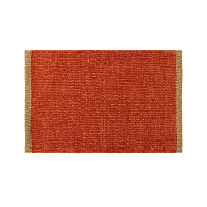 Tarun- Traceable Door Mat 60x90 cm, Rust/Beige