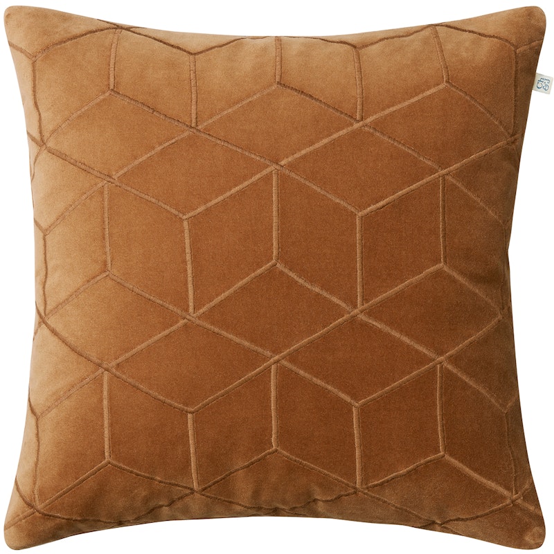 Vir Cushion Cover 50x50 cm, Cognac