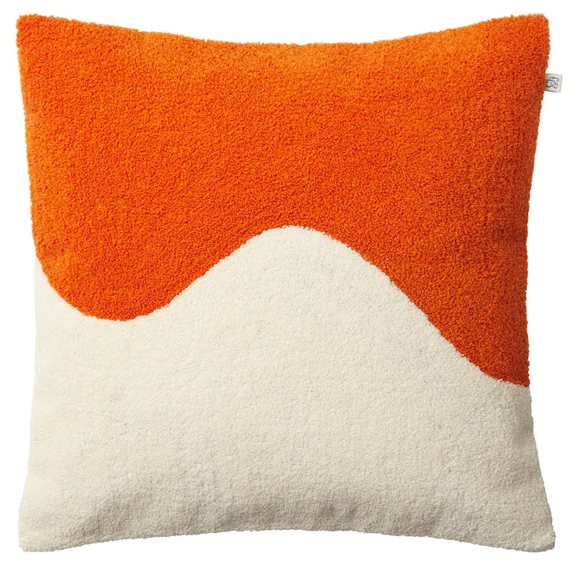 Yogi Cushion Cover Bouclé Amber/Off-White, 50x50 cm