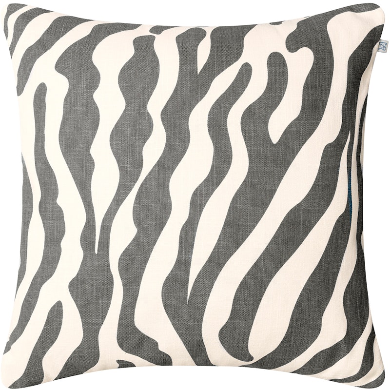 Zebra Cushion 50x50 cm Outdoor, Grey / Off-white