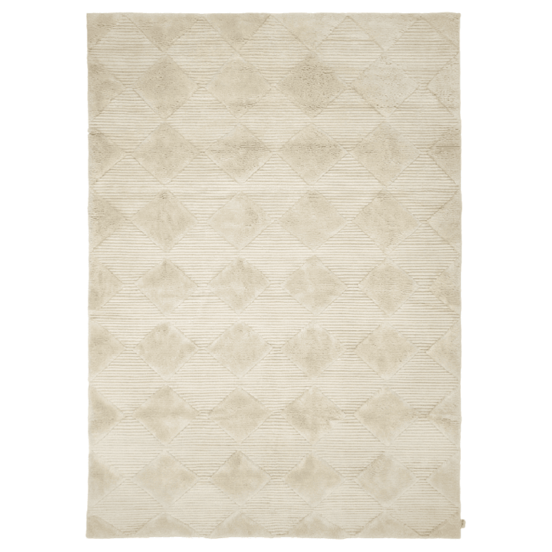 Berber Wool Rug 170x230 cm, Ivory