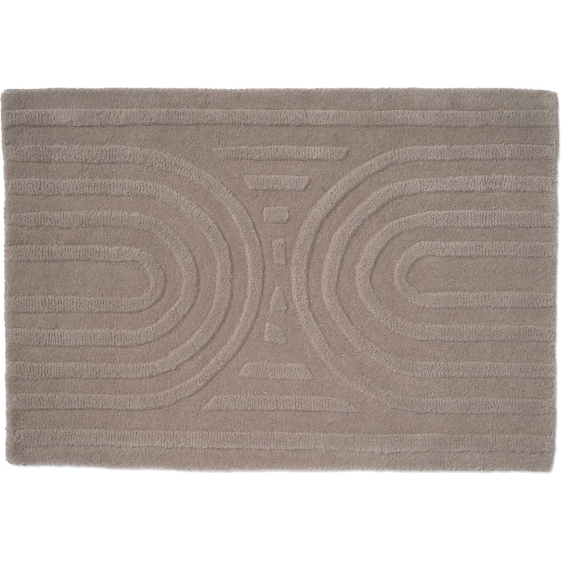 Curve Door Mat 60x90 cm, Silver