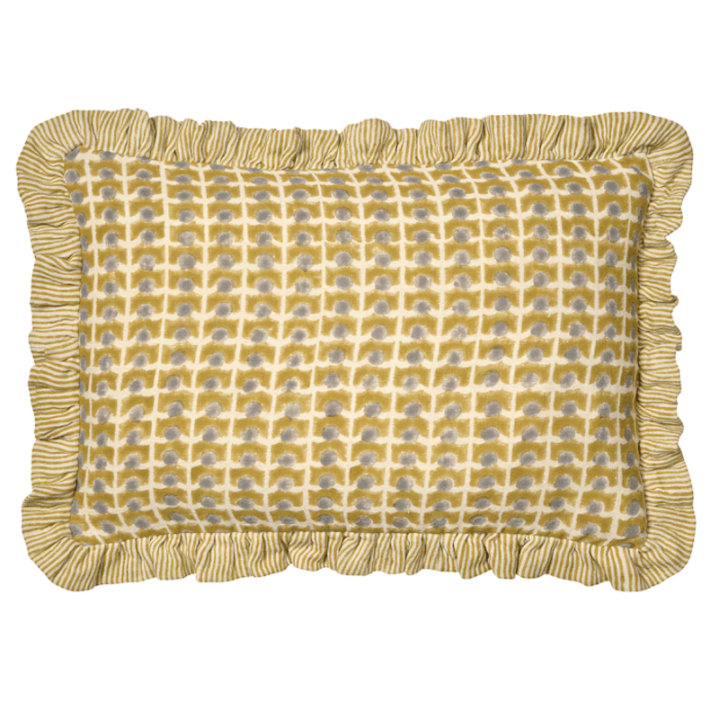 Ripple Cushion Cover 40x60 cm, Yellow
