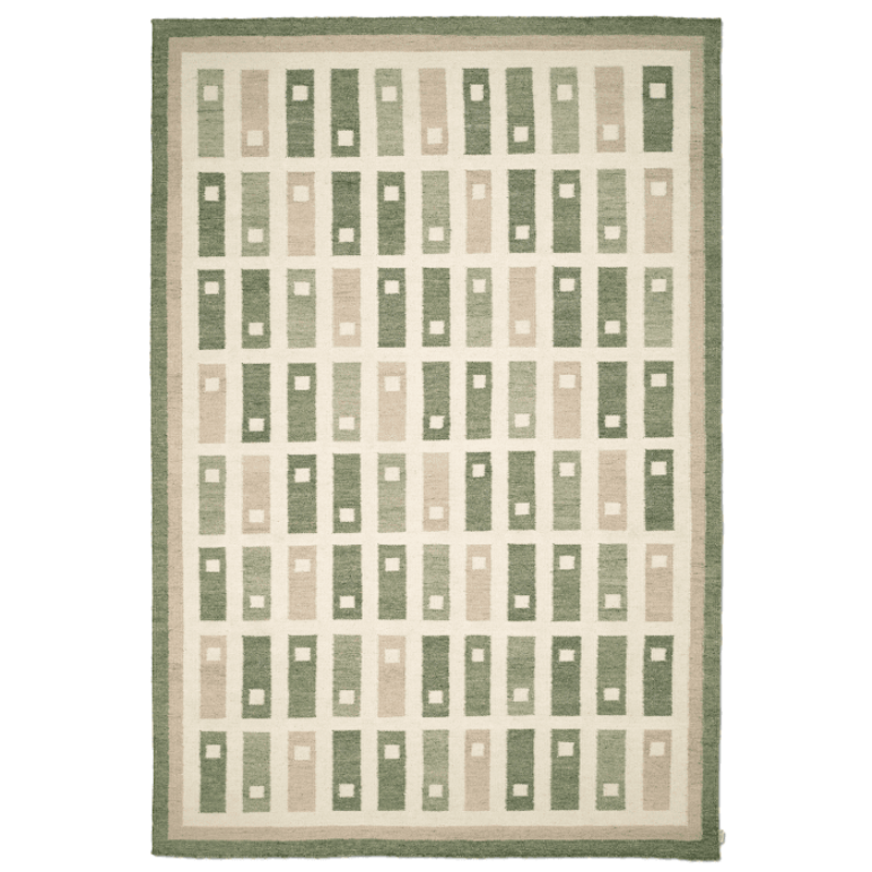 Fyrbo Wool Rug 200x300 cm, Green