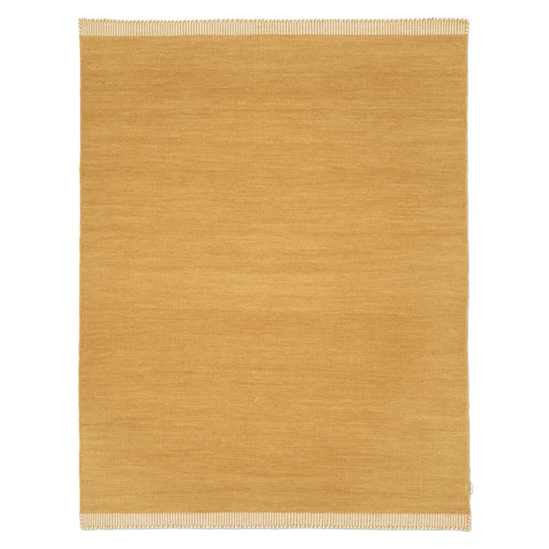 Pure Wool Rug 200x300 cm, Yellow