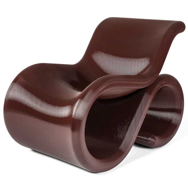 Éclair Lounge Chair, Cherry
