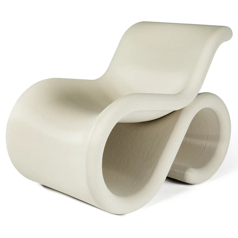 Éclair Lounge Chair, Cream