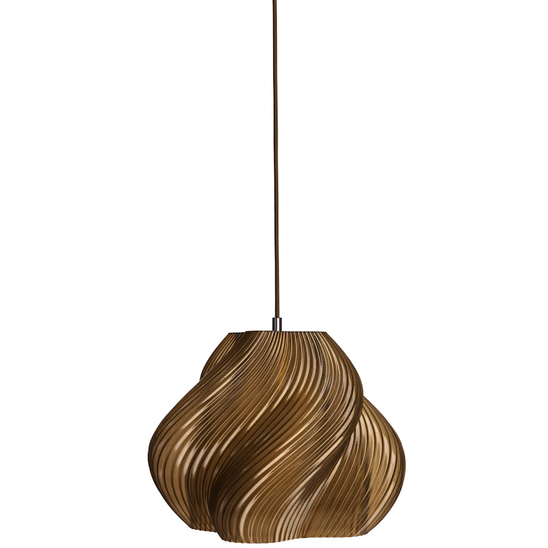 Soft Serve Pendant 02, Chrome / Caramel