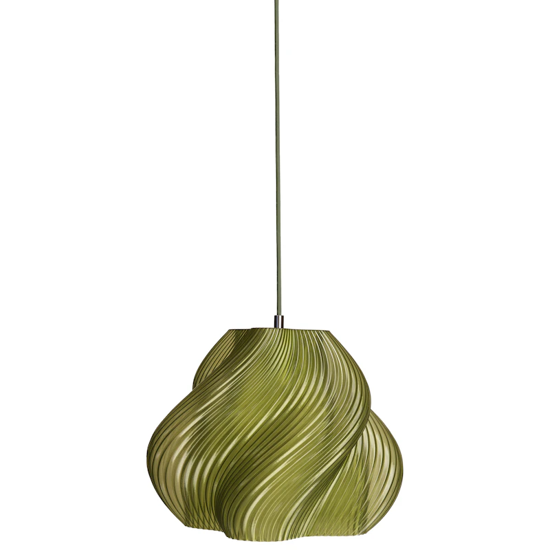 Soft Serve Pendant 02, Chrome / Olive