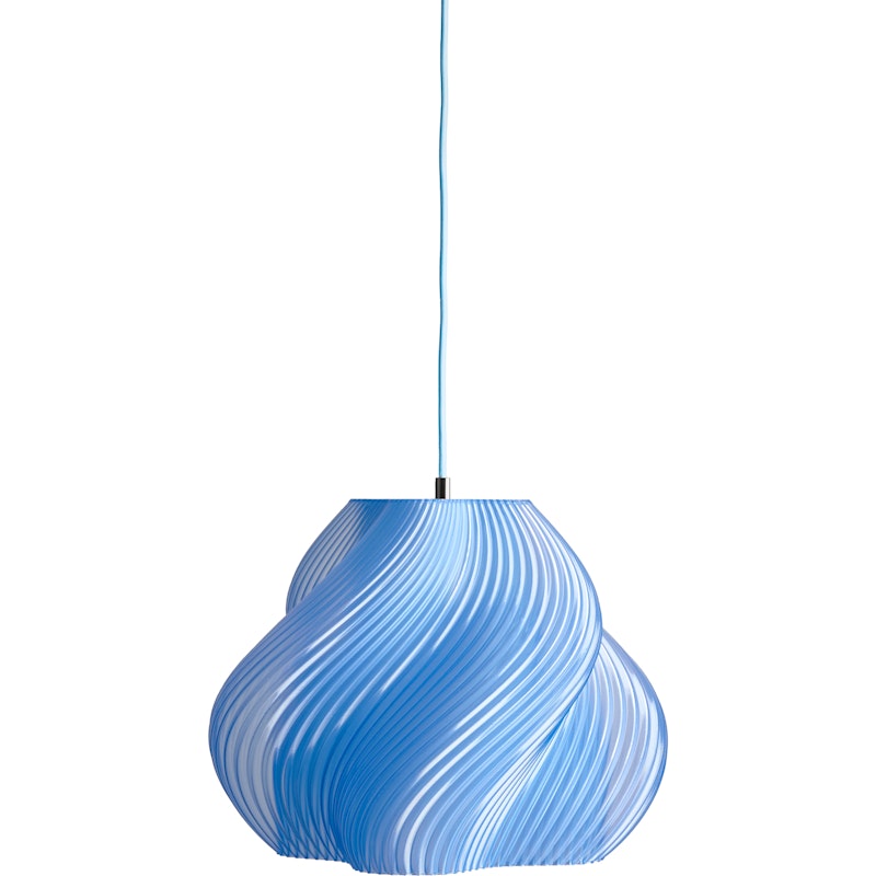 Soft Serve Pendant 03, Chrome / Blueberry Sorbet