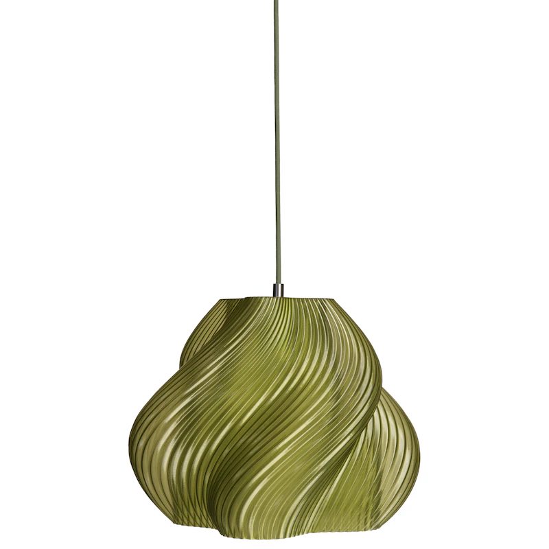 Soft Serve Pendant 03, Chrome / Olive