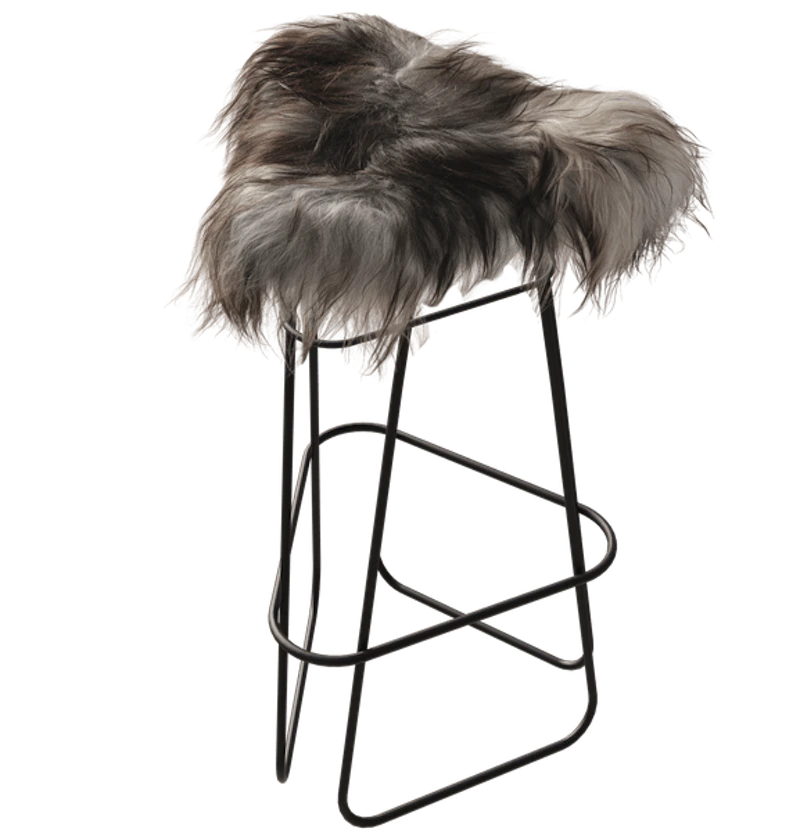 Iceland Barstool 82 cm, Black / Wild Grey