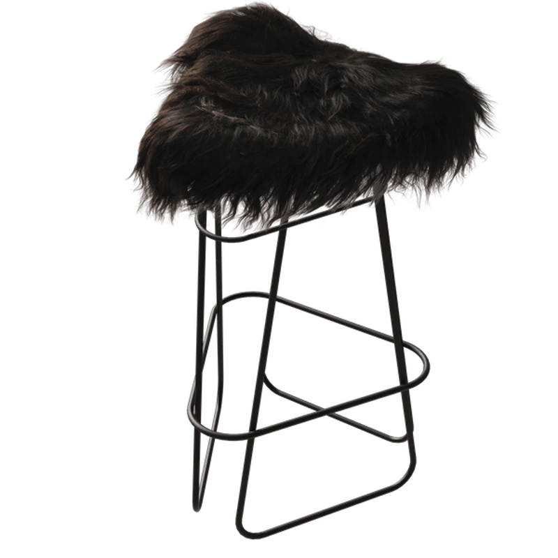 Iceland Barstool 65 cm, Black / Wild Black