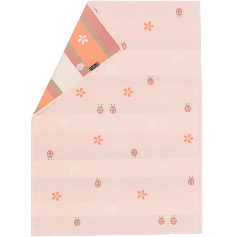 Lena Baby Blanket 75x100 cm Ladybugs, Pink