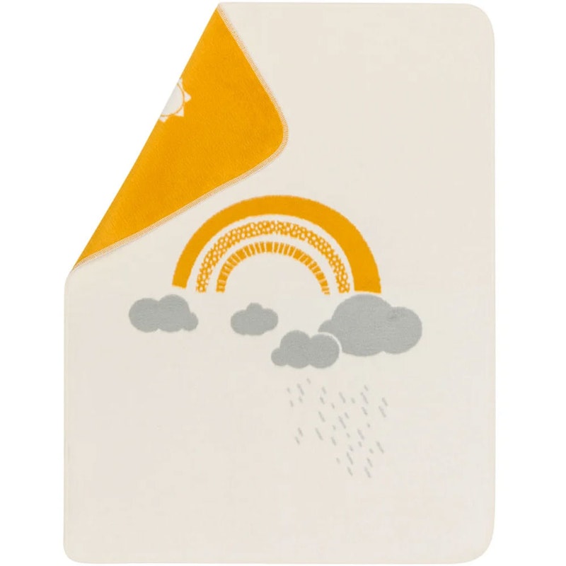Maja Baby Blanket 75x100 cm Rainbow, Off-white
