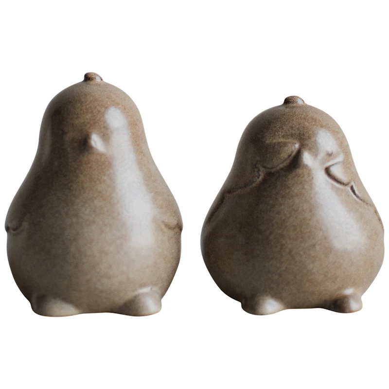 Chubby Chicken Decoration 2-pack, Beige