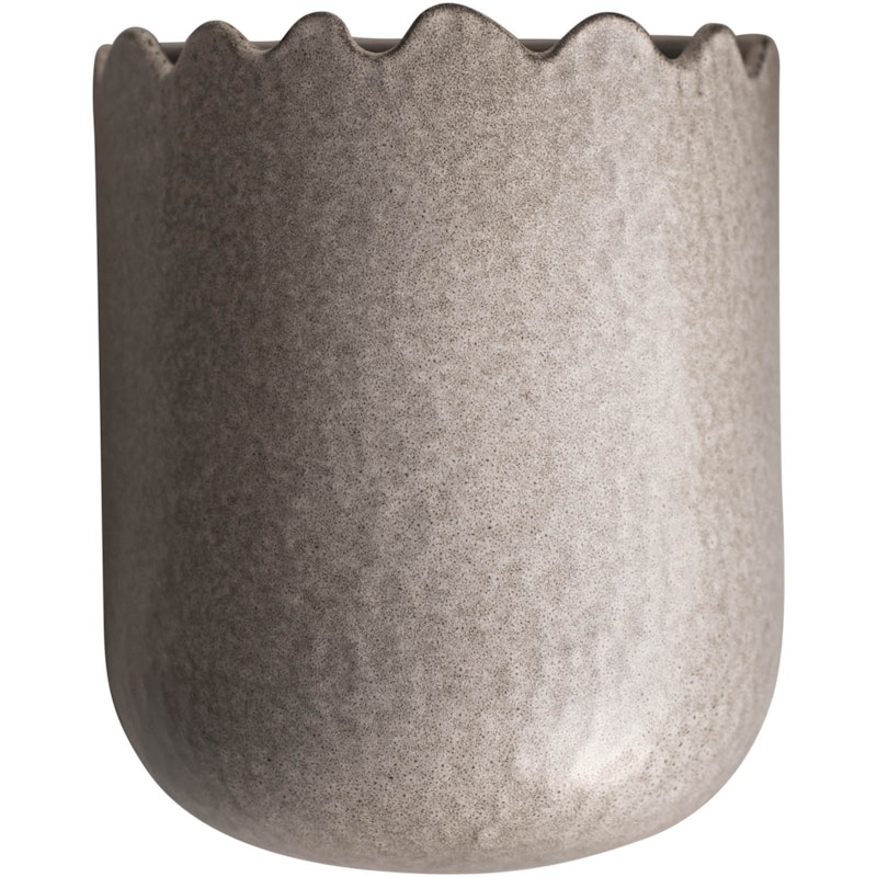 Flowery Wall Pot 19 cm, Beige