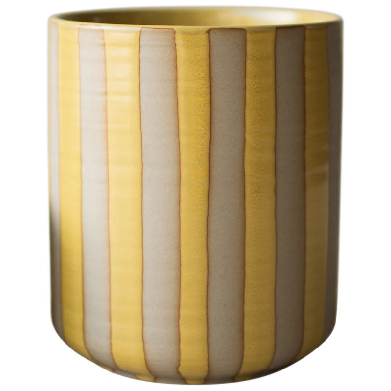 Line Pot 16 cm, Yellow