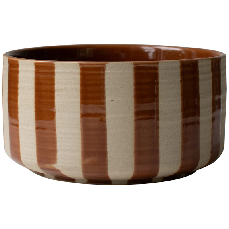 Line Pot 8 cm, Nougat