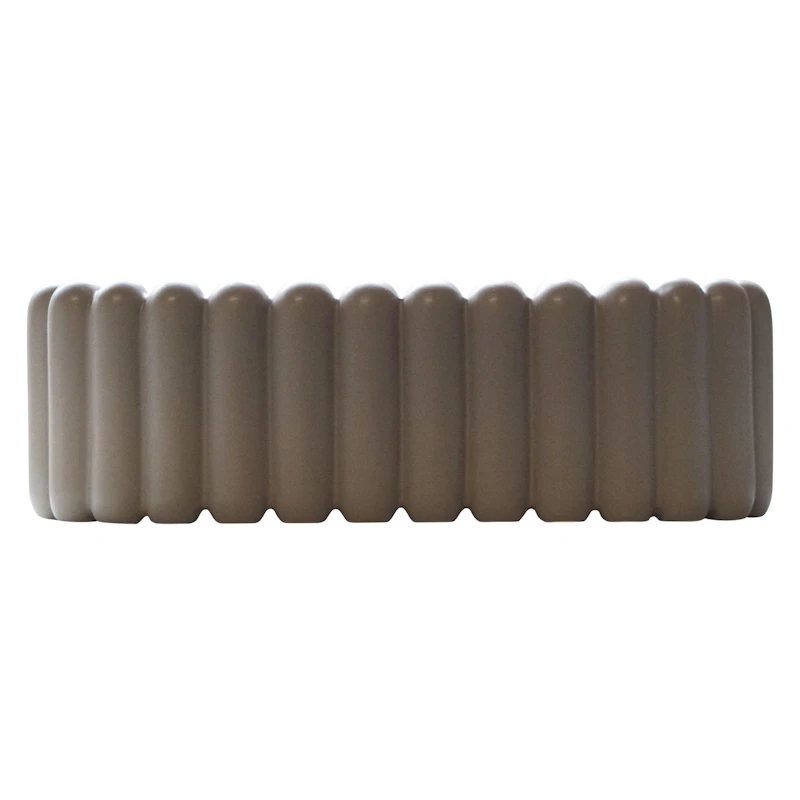 Mist Plant Pot Oval Small, Dust