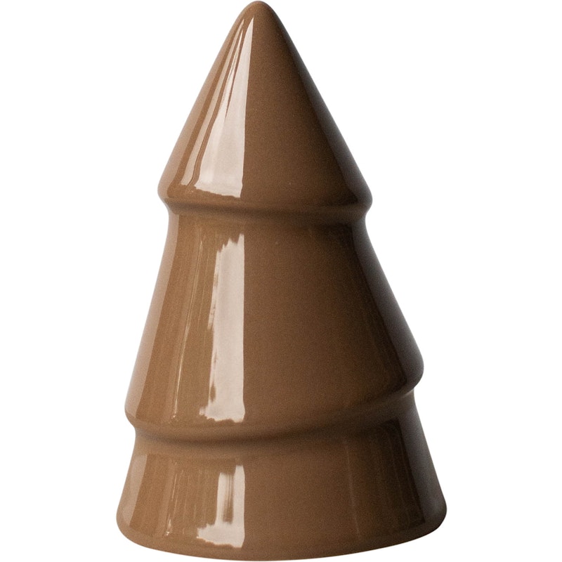 Narrow Christmas Decoration Mole 11 cm, Shiny Nougat