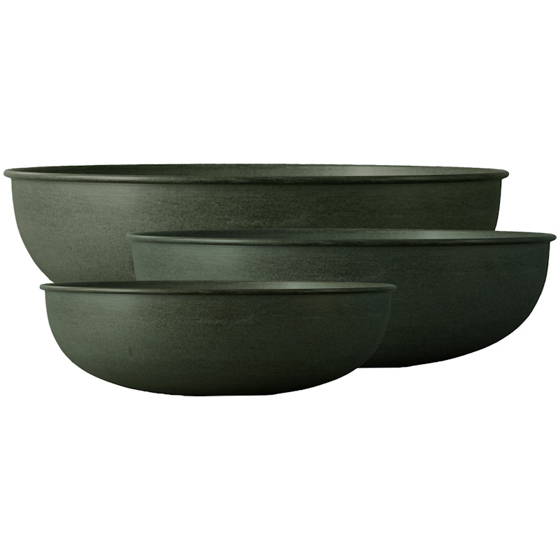 Out Pot / Bowl 3-pack, Green